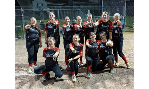 2025 Spring softball tournament runner up, 14U Sawyer