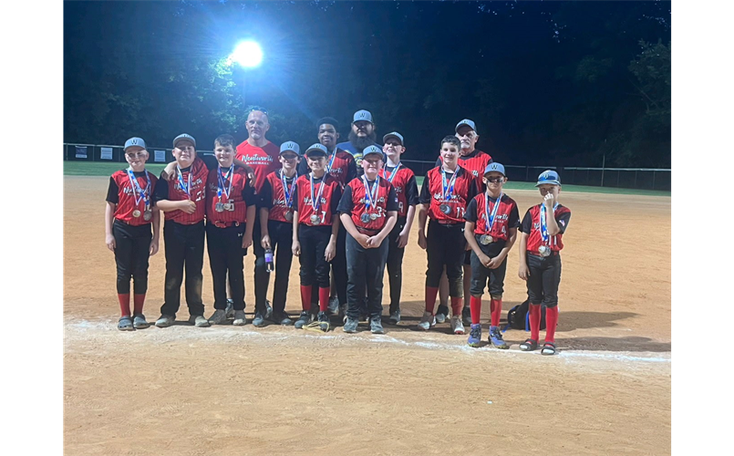 2026 Spring 12U Jones Baseball Regular Season Champions and Tournament Runner-Up